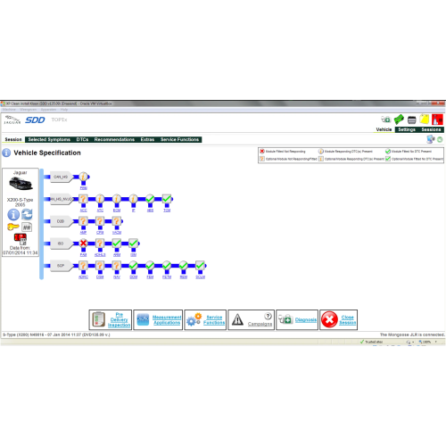 Установка Jaguar Land Rover JLR SDD